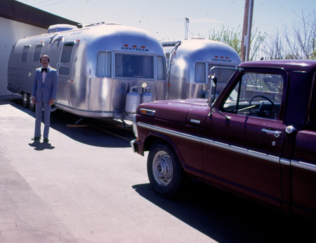 Dale, his Airstream and pickup